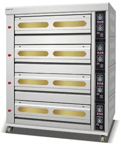 4 deck 16 trays industrial oven (Bakes one bag of flour at once)