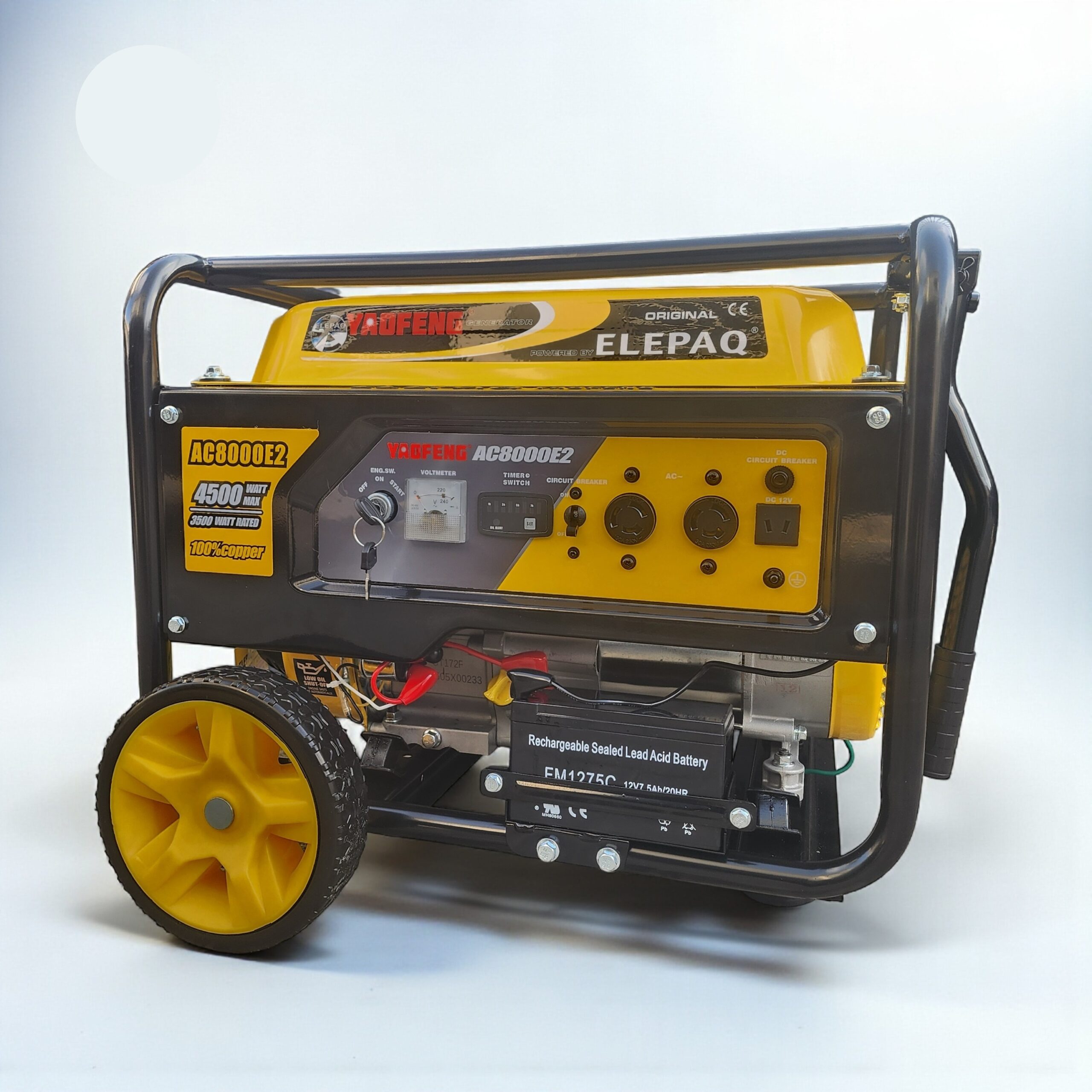 Elepaq Yaofeng AC8000E2 Generator Key Starter with Timer