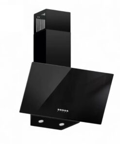 Maxi Hood 60cm Angled Curved (D001BL) Black Glass