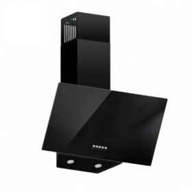 Maxi Hood 60cm Angled Curved (D001BL) Black Glass