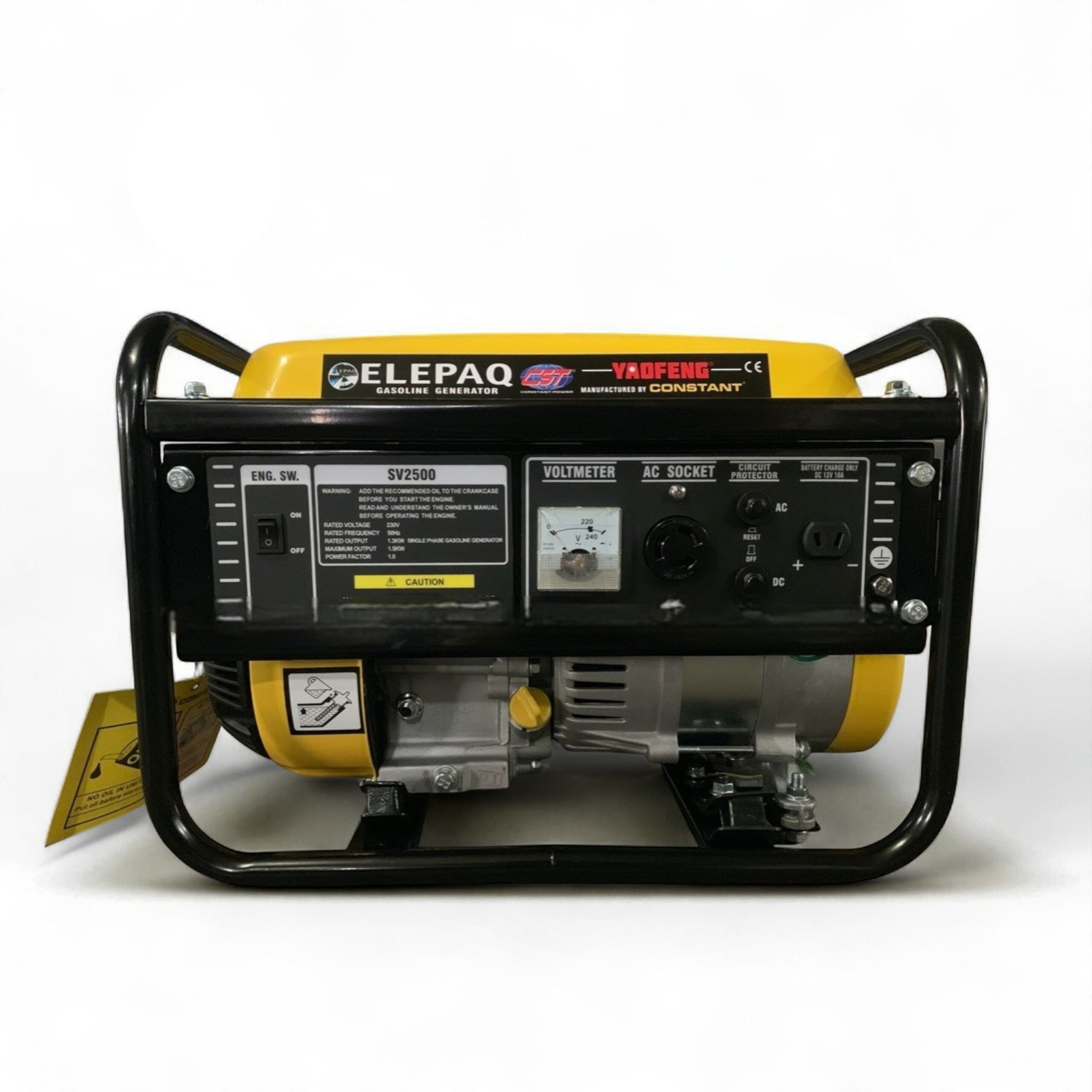 Elepaq Constant SV2500, 1.5kva Manual Generator
