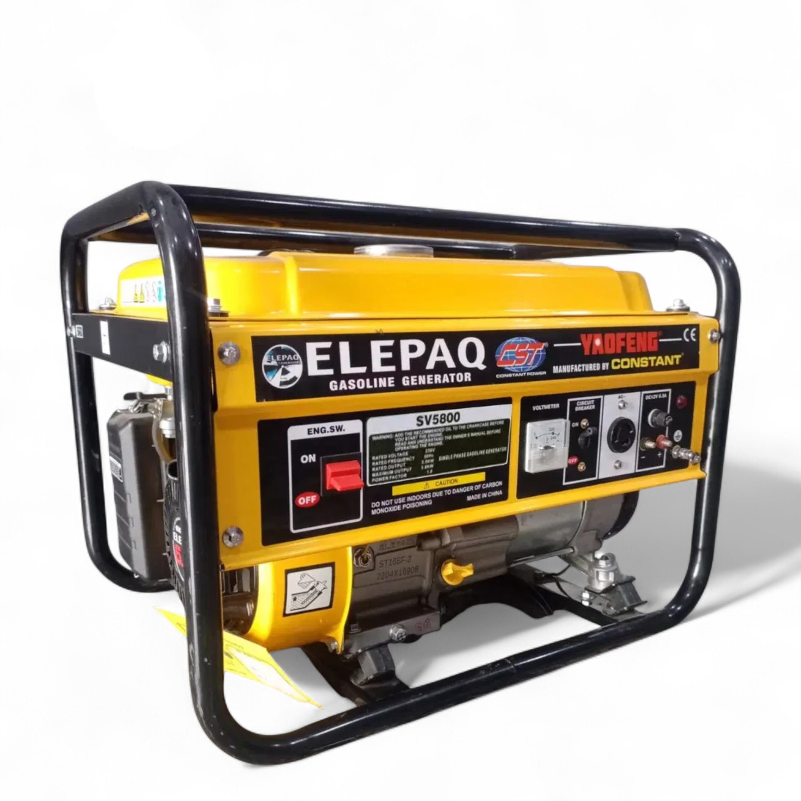 Elepaq Constant SV6800, 4.5kva Manual Generator!