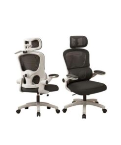 Alternative view of Ergonomic Design Office Chair With Lumber Support- White & Black