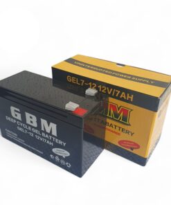 Alternative view of GBM 12V 7AH Replacement Battery