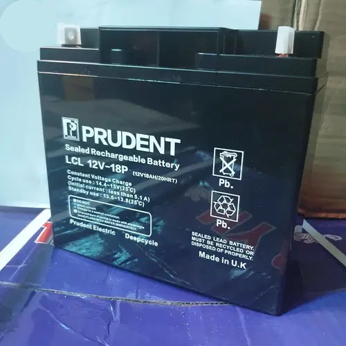 Prudent 12v 18Ah / 20HRT Battery - Image 2