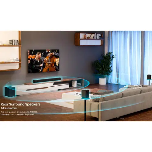 Hisense AX3100G 3.1ch 280W Soundbar with Wireless Subwoofer - Image 4