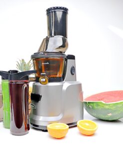 Buchymix Multifunction Masticating Slow Juicer With Citrus Juicer Combo With High Torque Motor