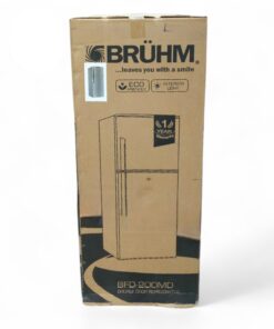 Alternative view of Bruhm 200L Double Door Refrigerator Bfd-200md