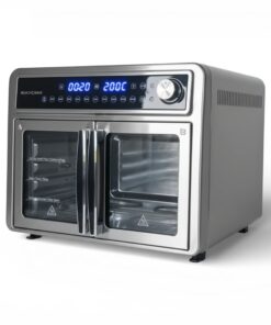 Alternative view of Buchymix 28L Stainless Steel Dual Compartment XL French Door Air Fryer Oven