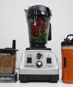 Buchymix Super Upgraded 3-In-1 Turbocrush High Performance Blender BX250 – SILVER
