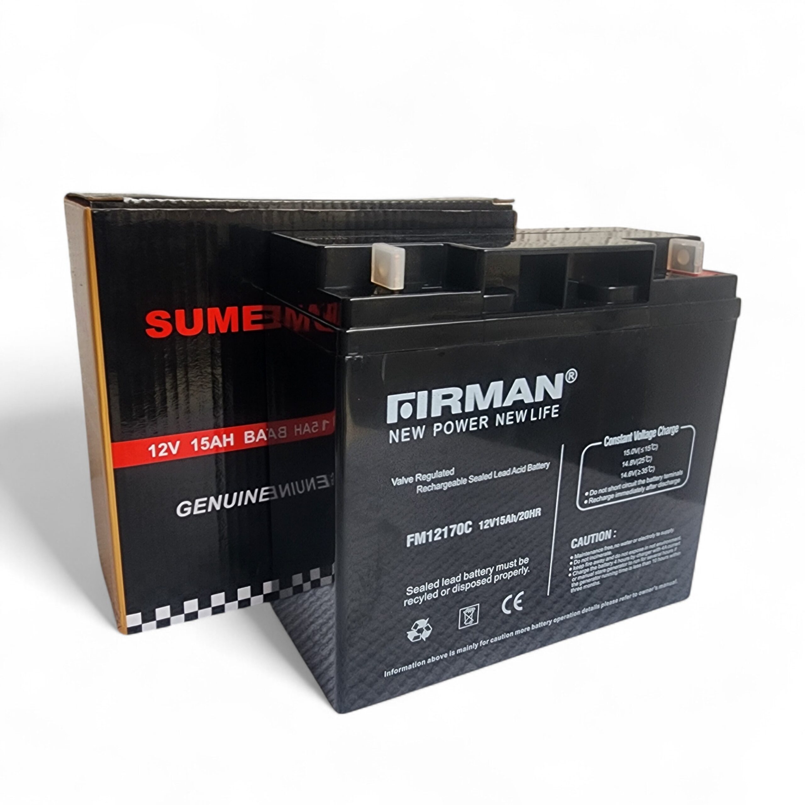 Firman Battery 12V15Ah/20HR - Image 2