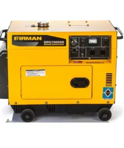 Alternative view of Firman SDG7000SE, 5kva Soundproof Key Starter Generator