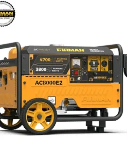 Alternative view of Firman AC8000E2, 5.2kva Generator with Remote Control