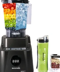Buchymix Upgraded Turbocrush Professional Plus Digital Blender BX300- Black