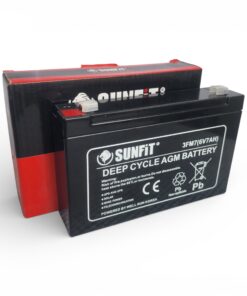 Alternative view of SunFit 6V 7Ah Replacement Battery